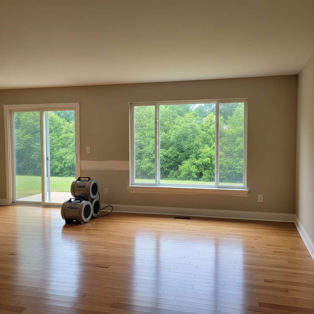 Completed emergency water cleanup work at a residential property in Mableton, GA
