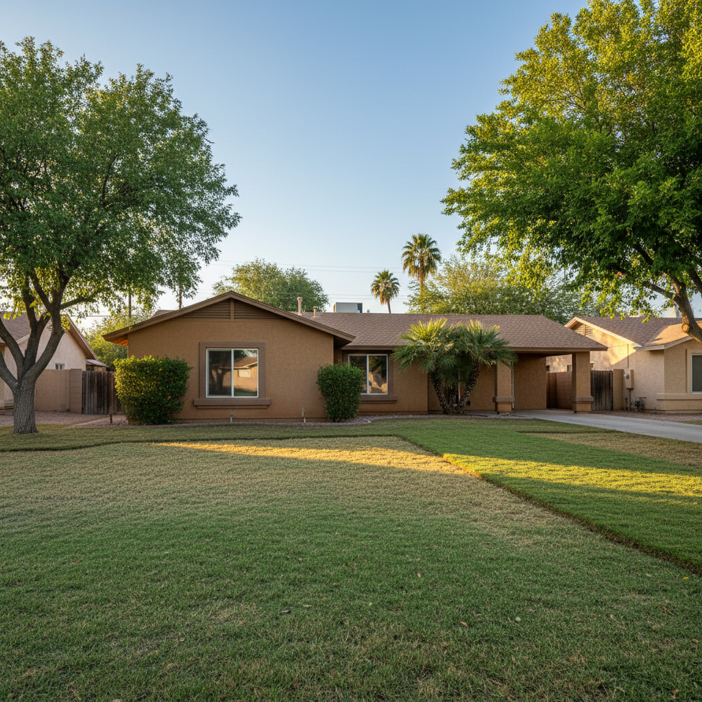 Completed water extraction services work at a residential property in Luke Air Force Base, AZ