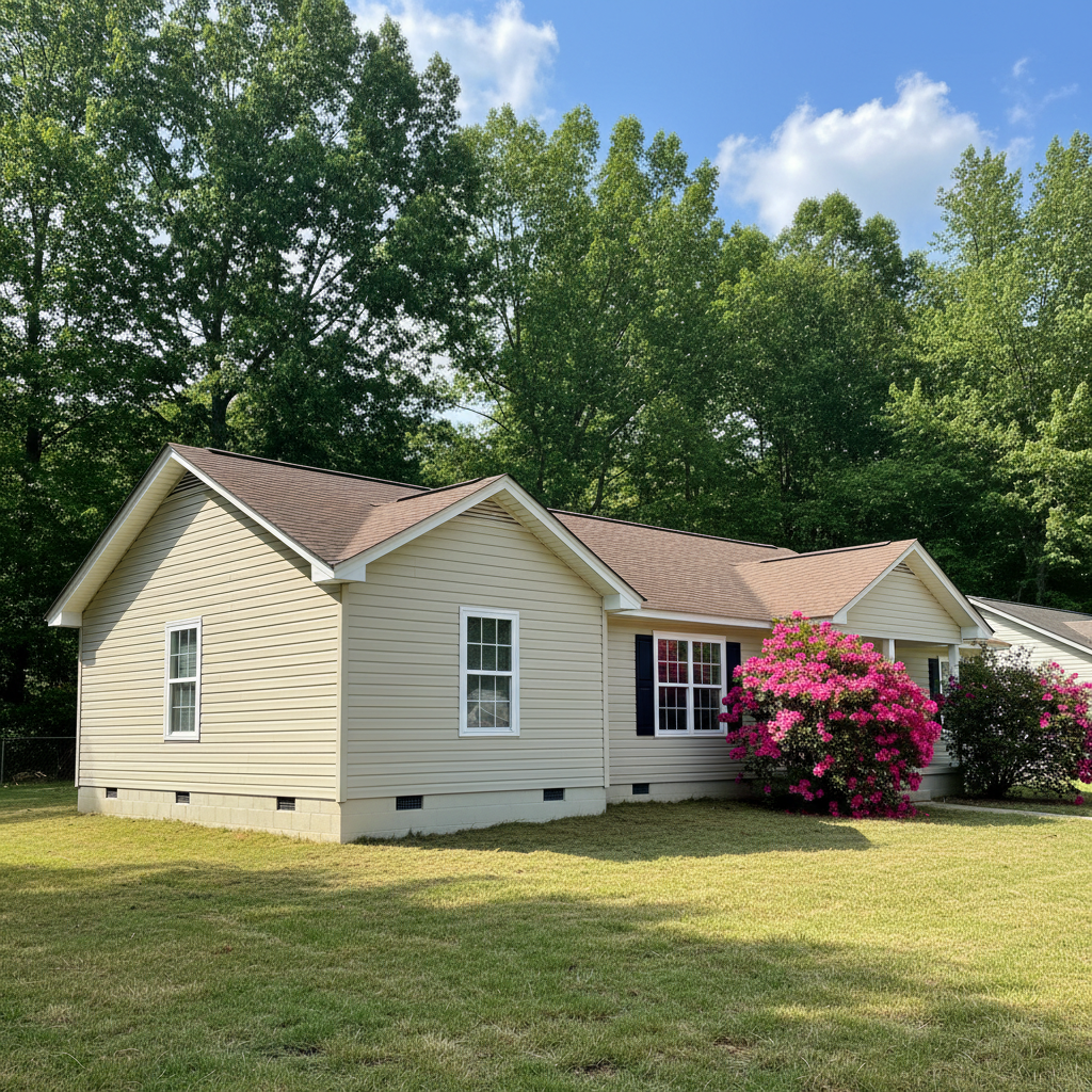 Completed water damage repair work at a residential property in Powder Springs, GA