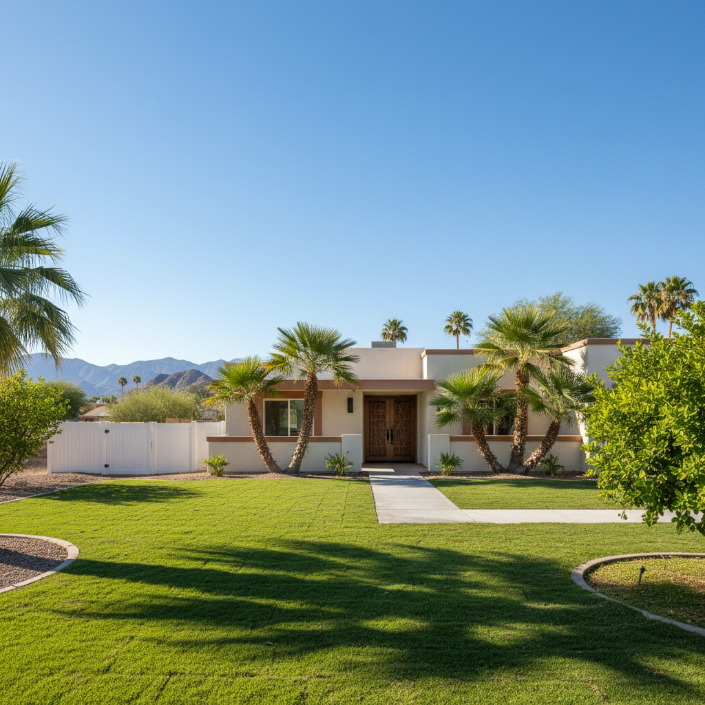 Completed emergency water cleanup work at a residential property in Paradise Valley, AZ
