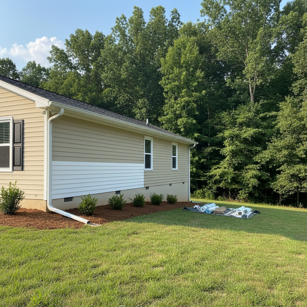 Completed mold remediation work at a residential property in Snellville, GA