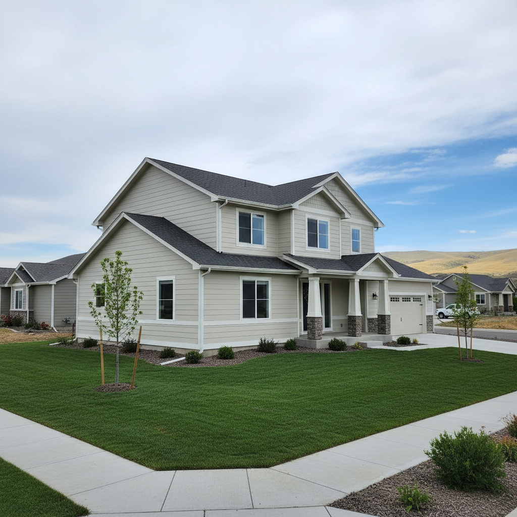 Completed commercial water damage restoration work at a residential property in Caldwell, ID