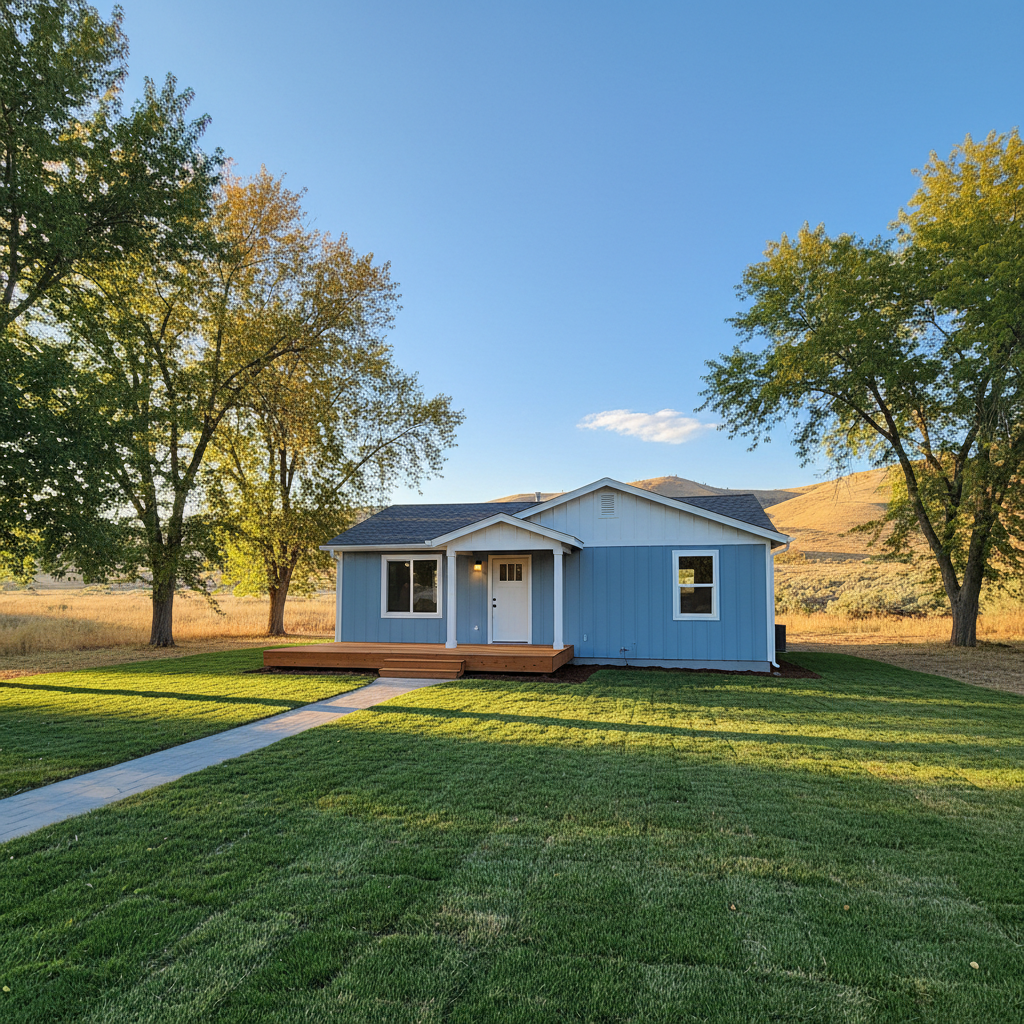 Completed water damage restoration work at a residential property in Garden City, ID
