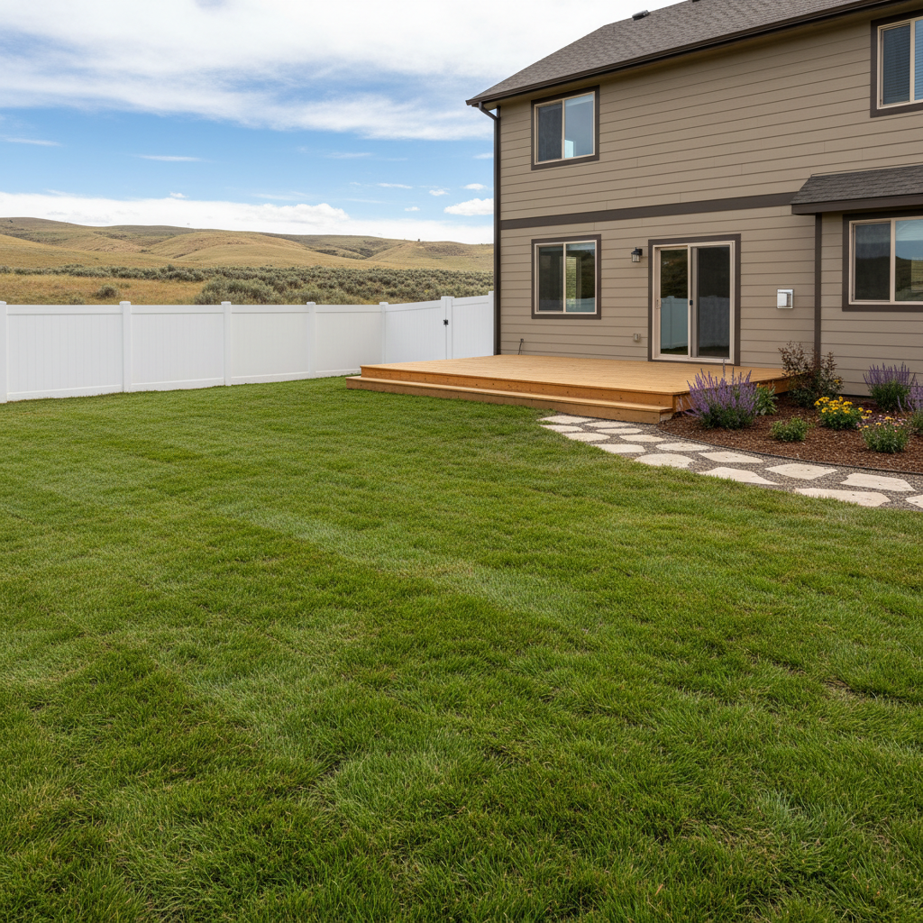 Completed flood restoration work at a residential property in Kuna, ID