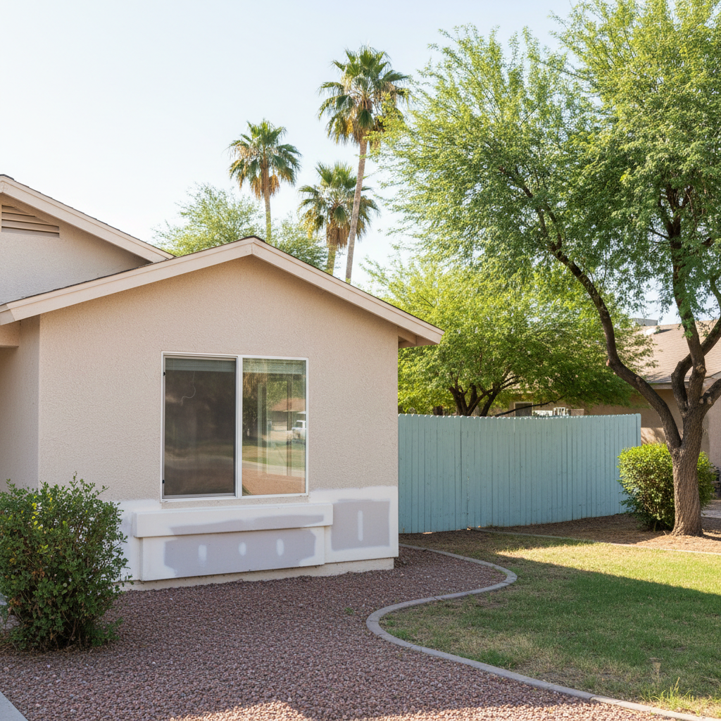 Completed water damage-related mold removal work at a residential property in Tolleson, AZ