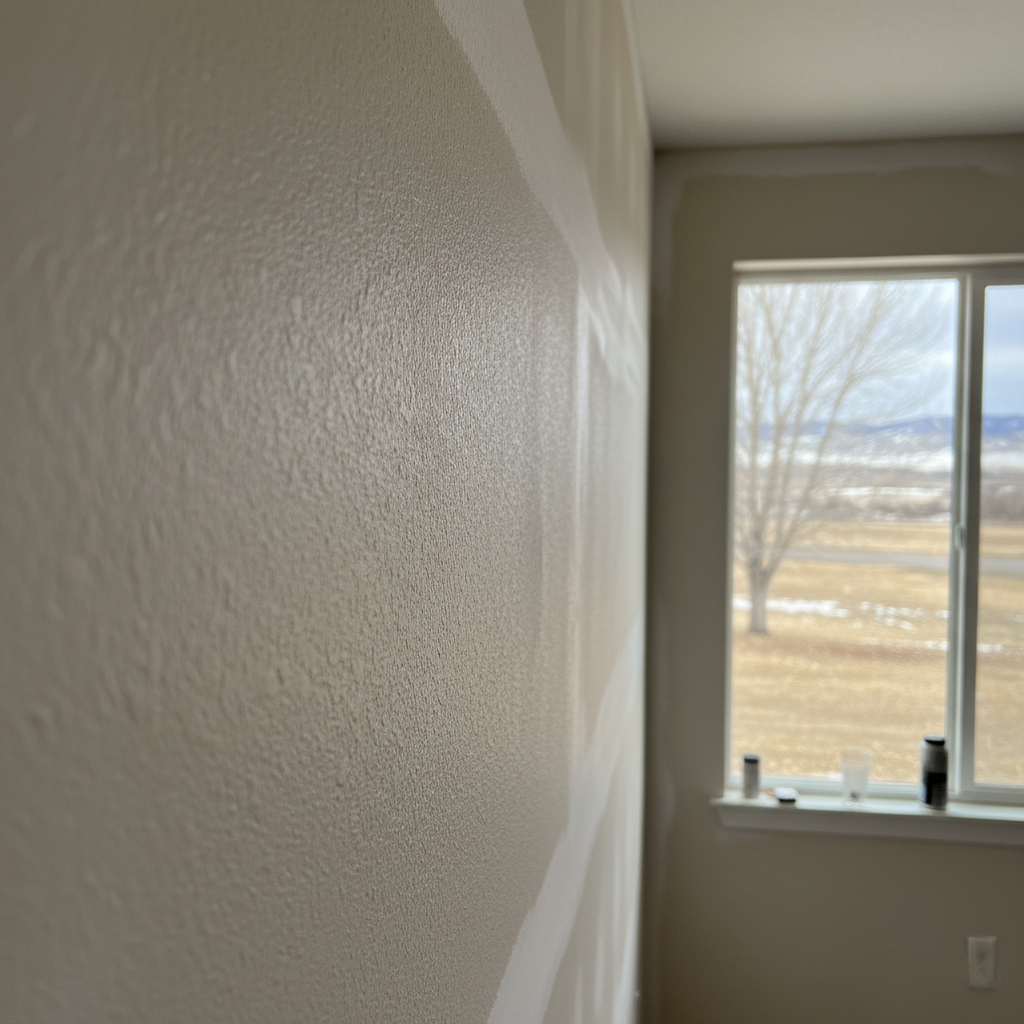 Completed water damage repair work at a residential property in Middleton, ID
