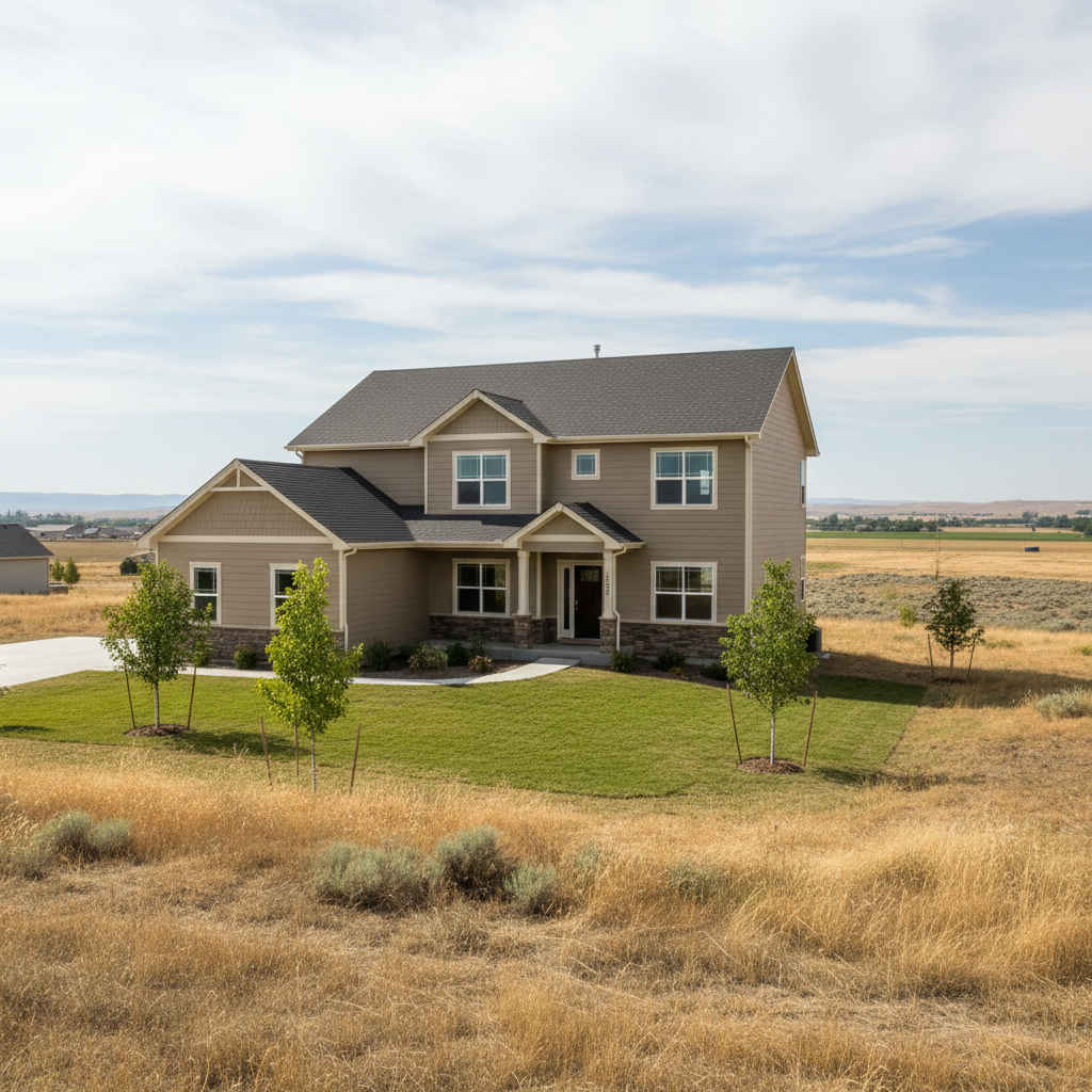 Completed structural drying work at a residential property in Parma, ID