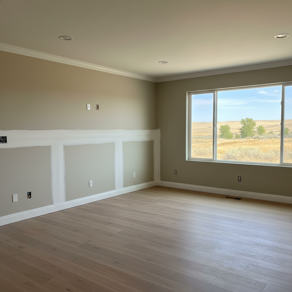 Completed water damage-related cleanup & repair work at a residential property in Wilder, ID