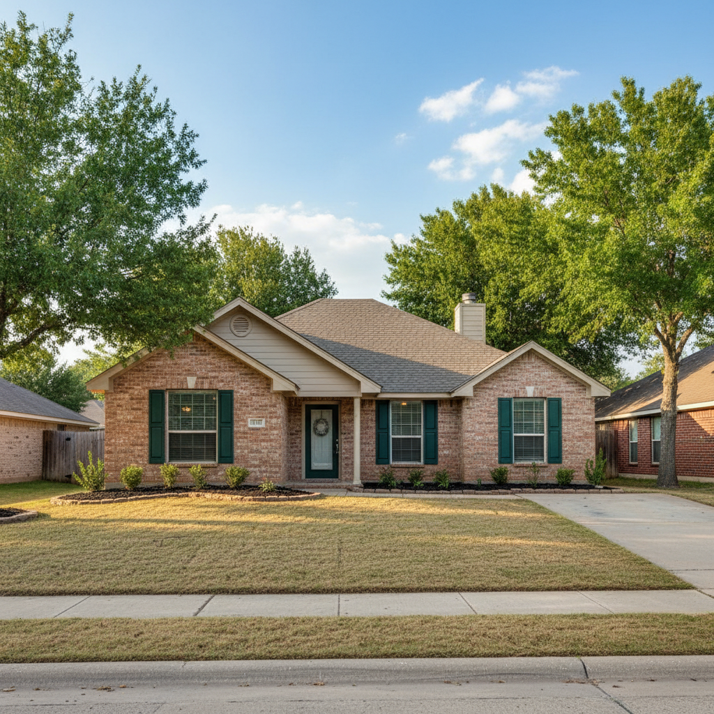 Completed emergency water cleanup work at a residential property in Azle, TX