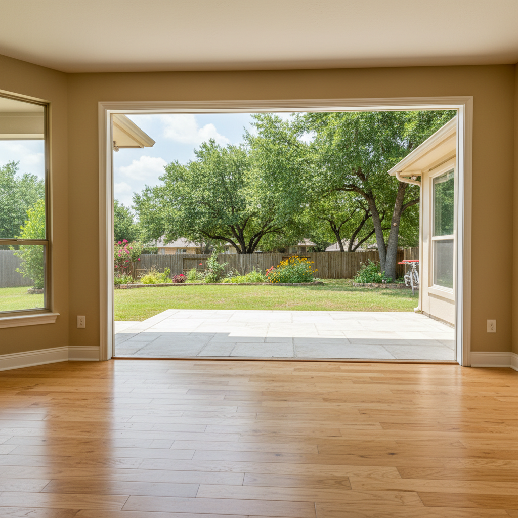 Completed water damage repair work at a residential property in Celina, TX