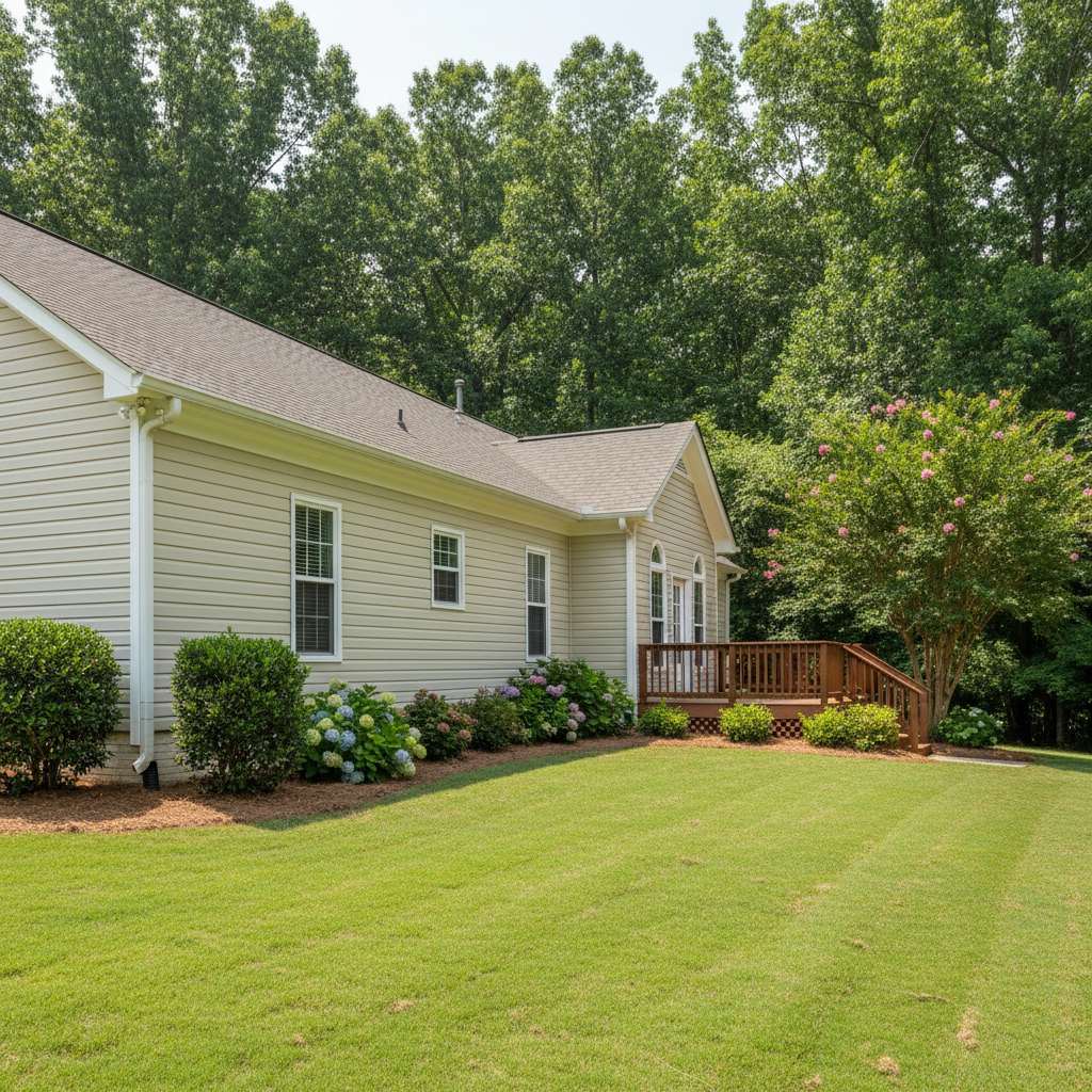 Completed water damage cleanup work at a residential property in Norcross, GA