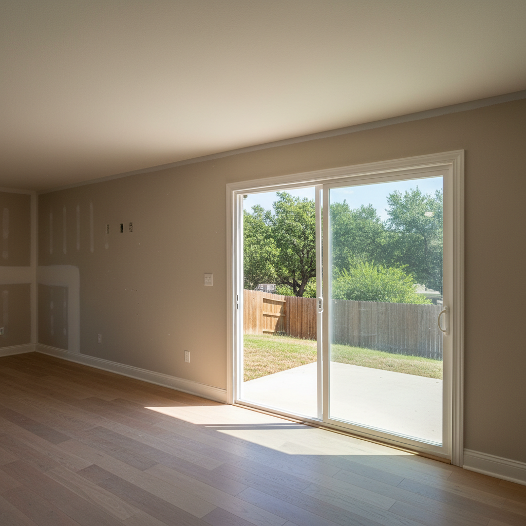 Completed water damage-related mold removal work at a residential property in Boerne, TX