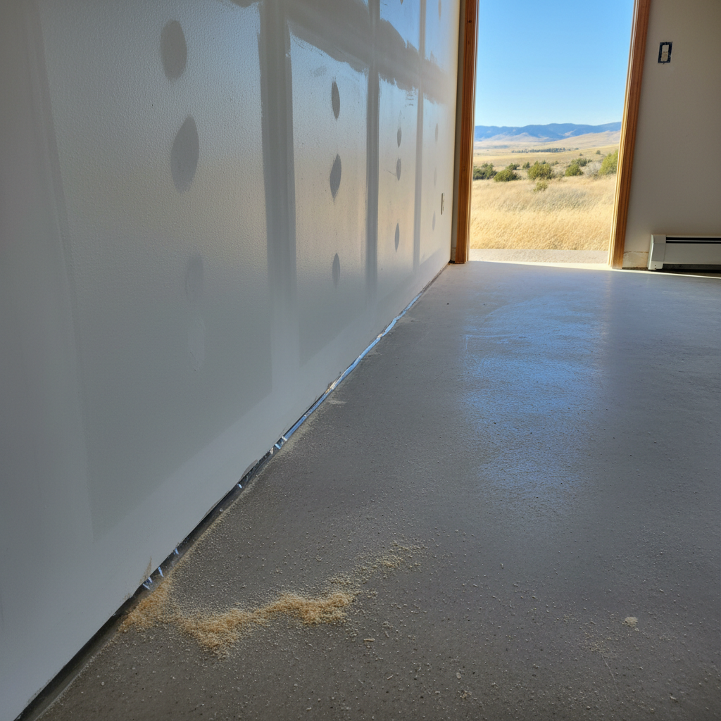 Completed water damage-related mold removal work at a residential property in Eagle, ID