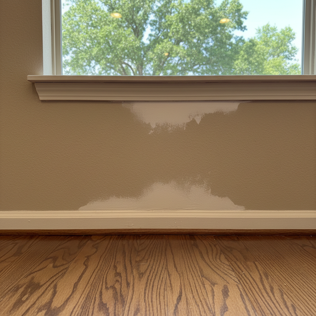 Completed water damage remediation work at a residential property in Desoto, TX