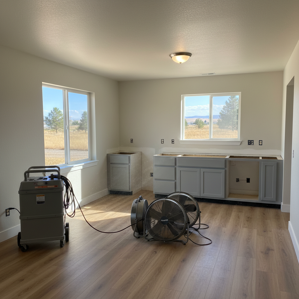 Completed appliance leak cleanup work at a residential property in Meridian, ID