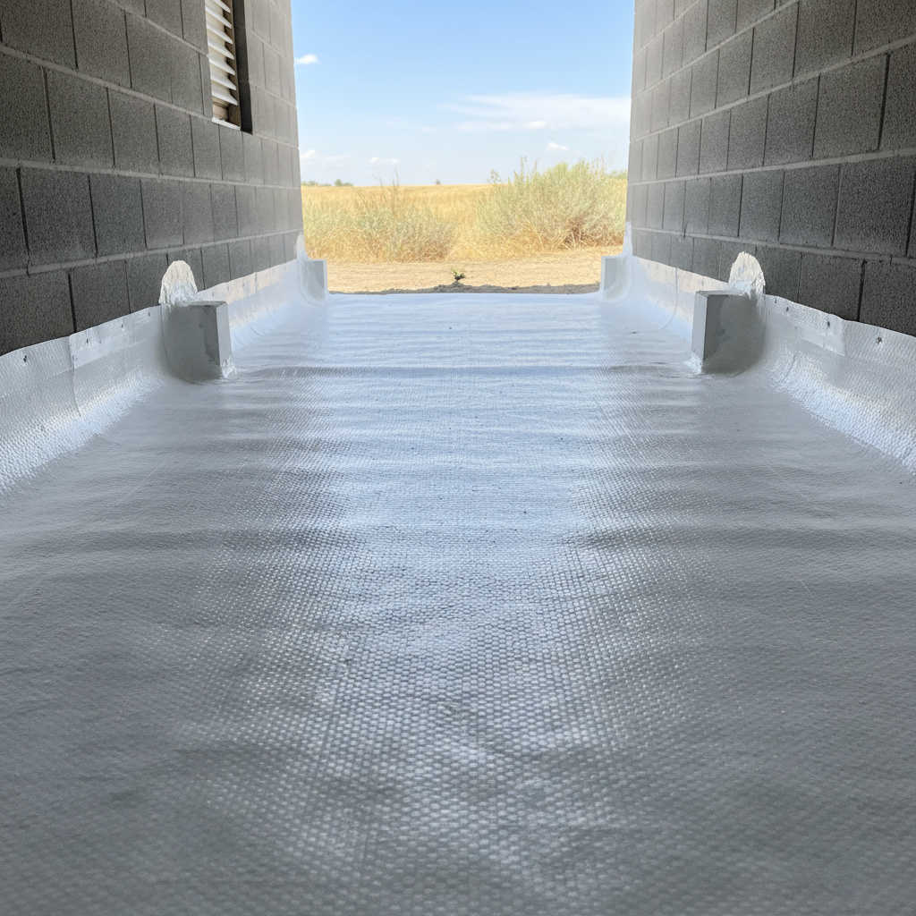 Completed crawl space water removal work at a residential property in Middleton, ID
