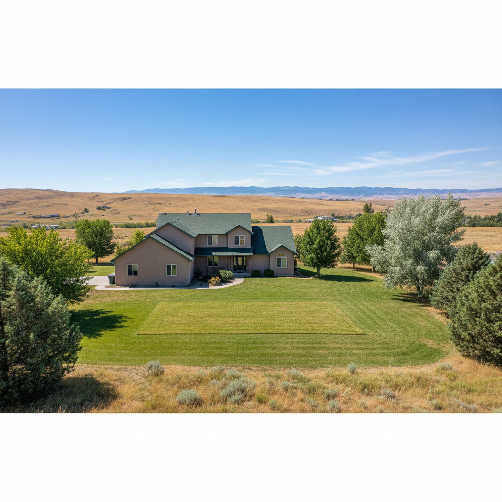 Completed carpet water damage restoration work at a residential property in Parma, ID