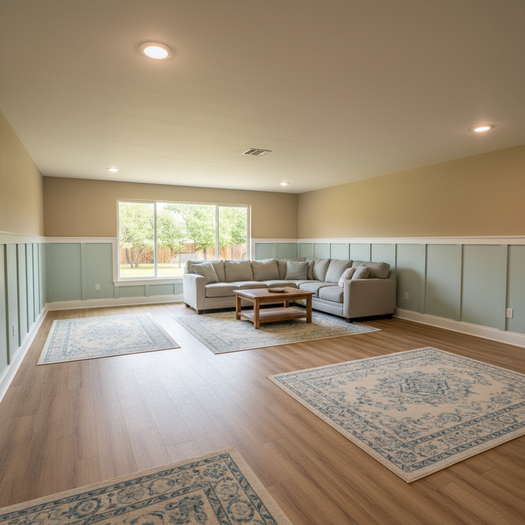 Completed basement water removal work at a residential property in Helotes, TX