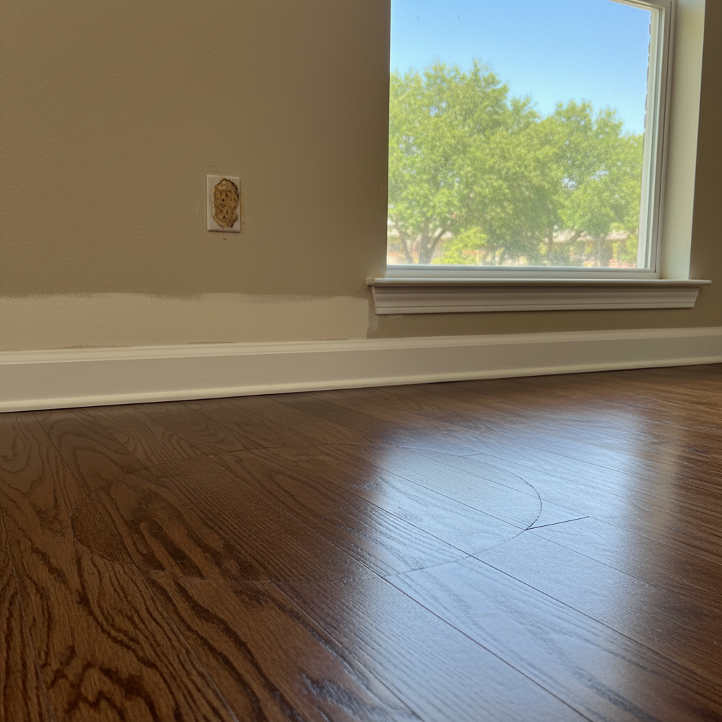 Completed appliance leak cleanup work at a residential property in Rockwall, TX