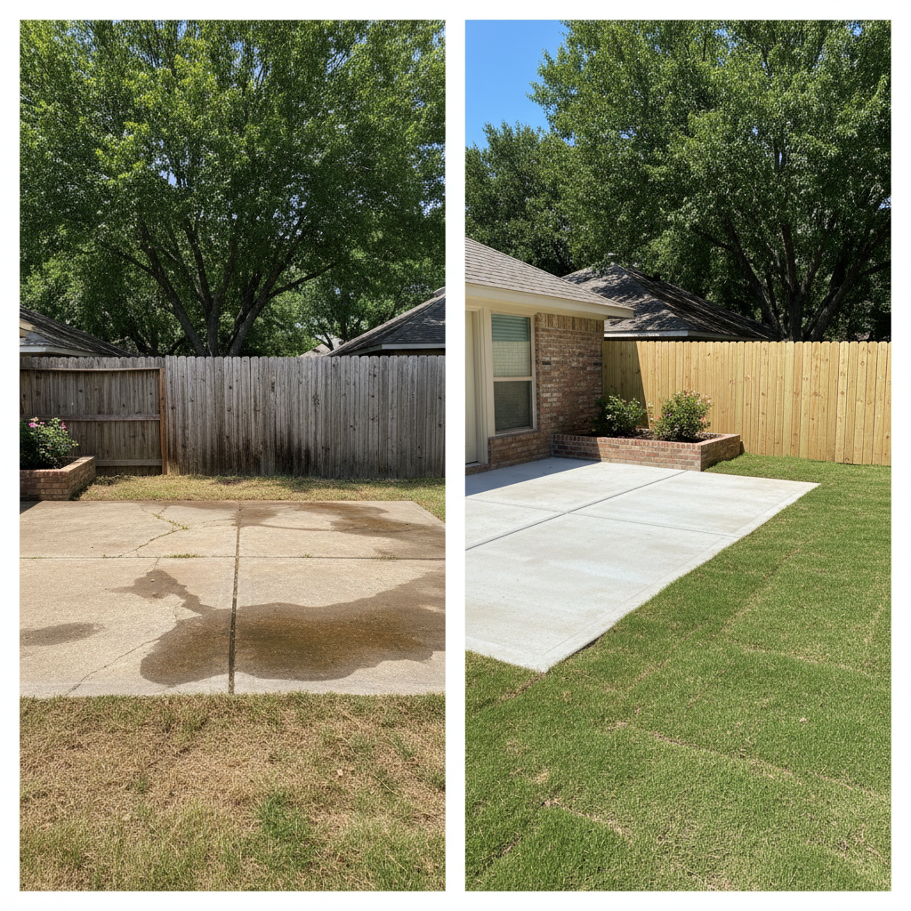 Completed emergency water cleanup work at a residential property in Sunnyvale, TX