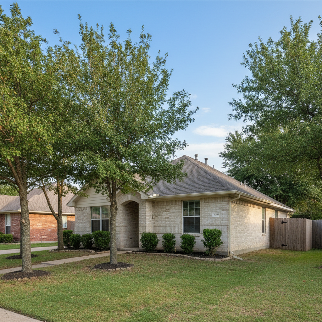 Completed water damage-related mold removal work at a residential property in Blue Ridge, TX