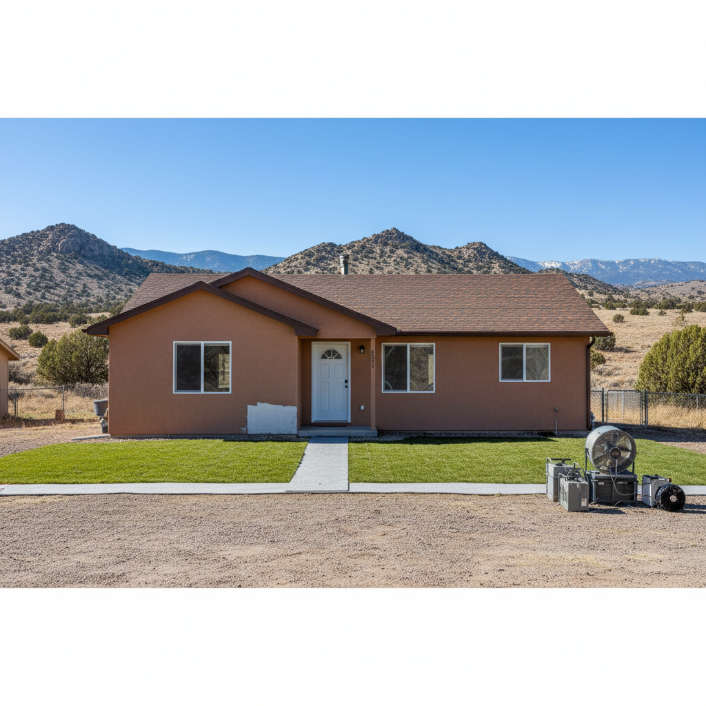 Completed emergency water cleanup work at a residential property in Elberta, UT