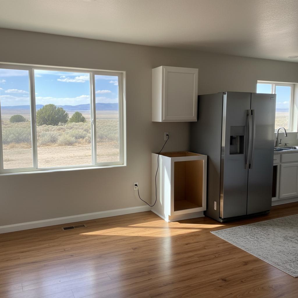 Completed appliance leak cleanup work at a residential property in Elberta, UT