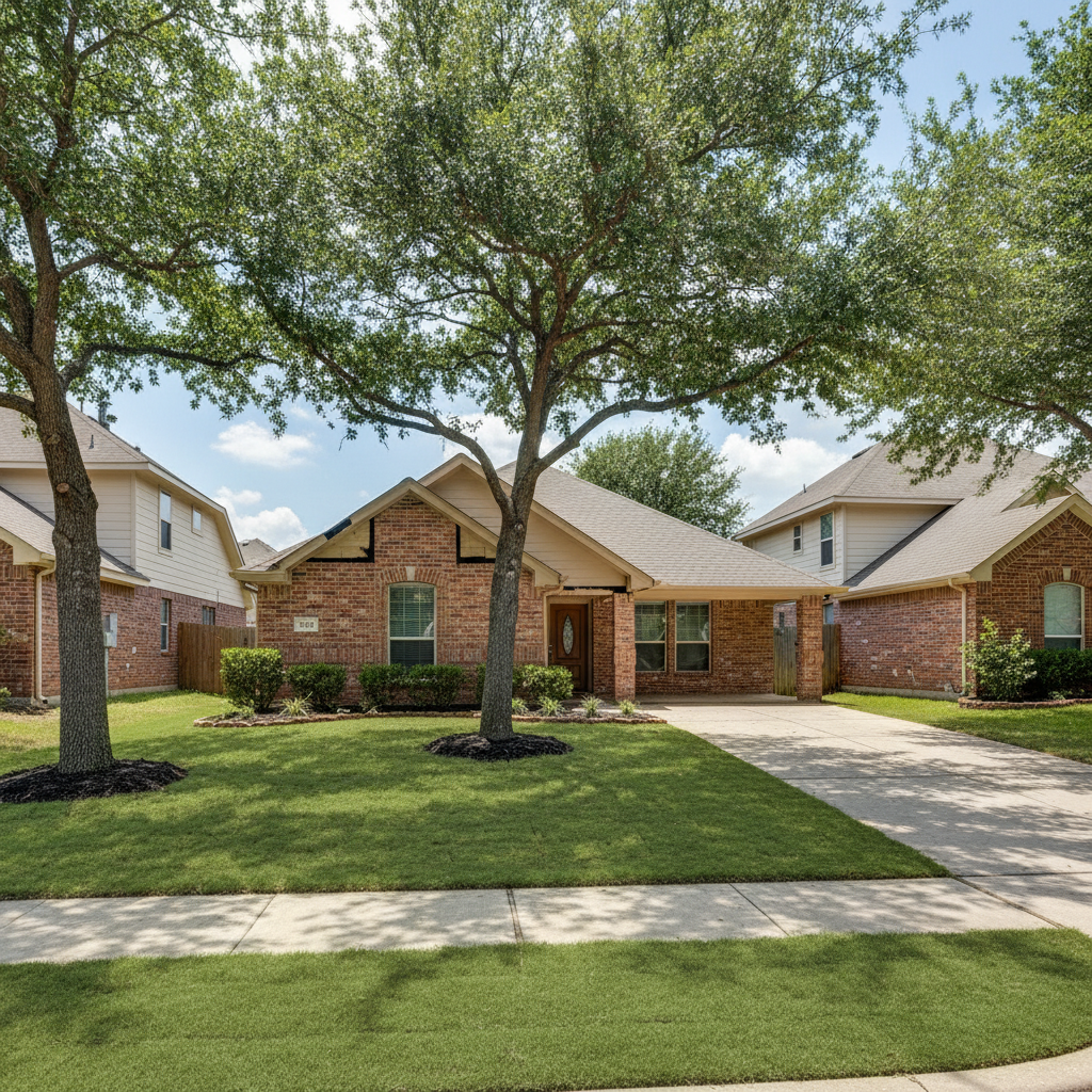 Completed water damage repair work at a residential property in Sachse, TX