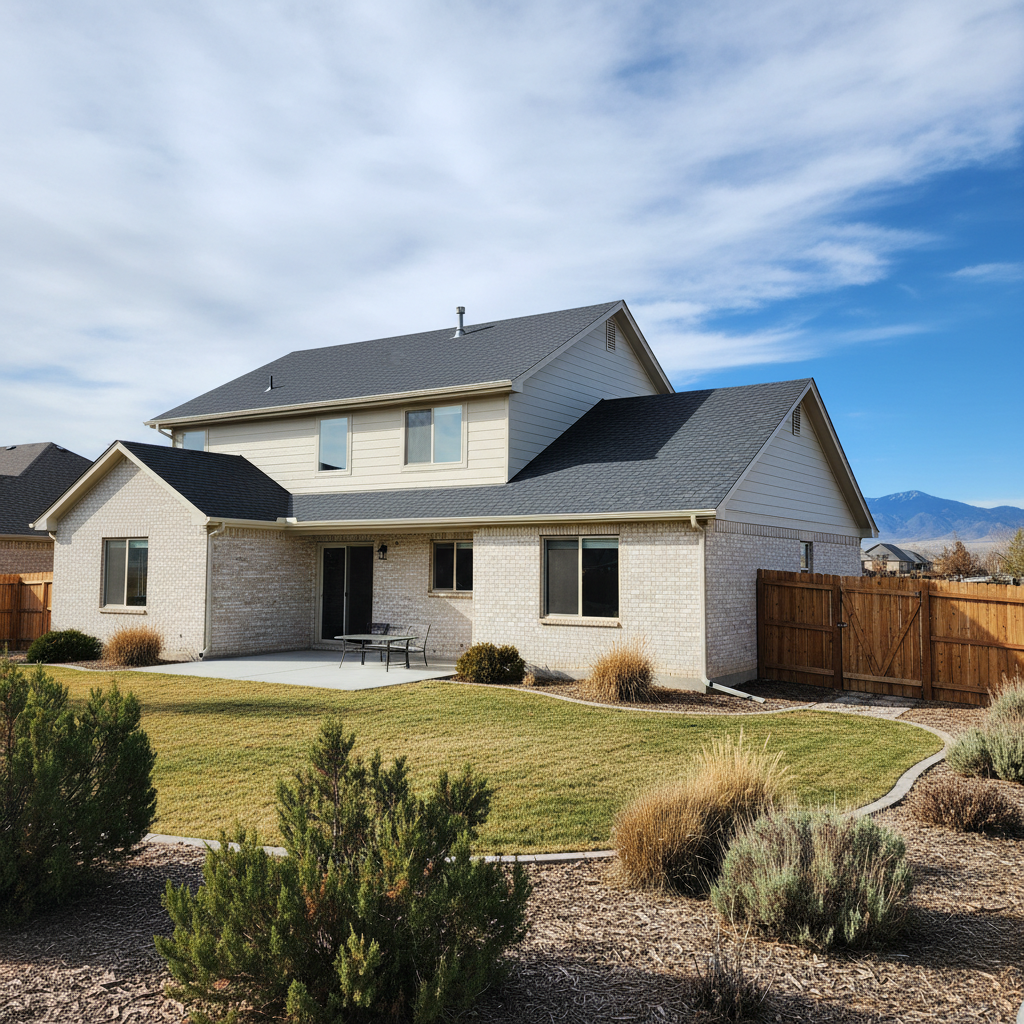 Completed storm damage restoration work at a residential property in Midvale, UT