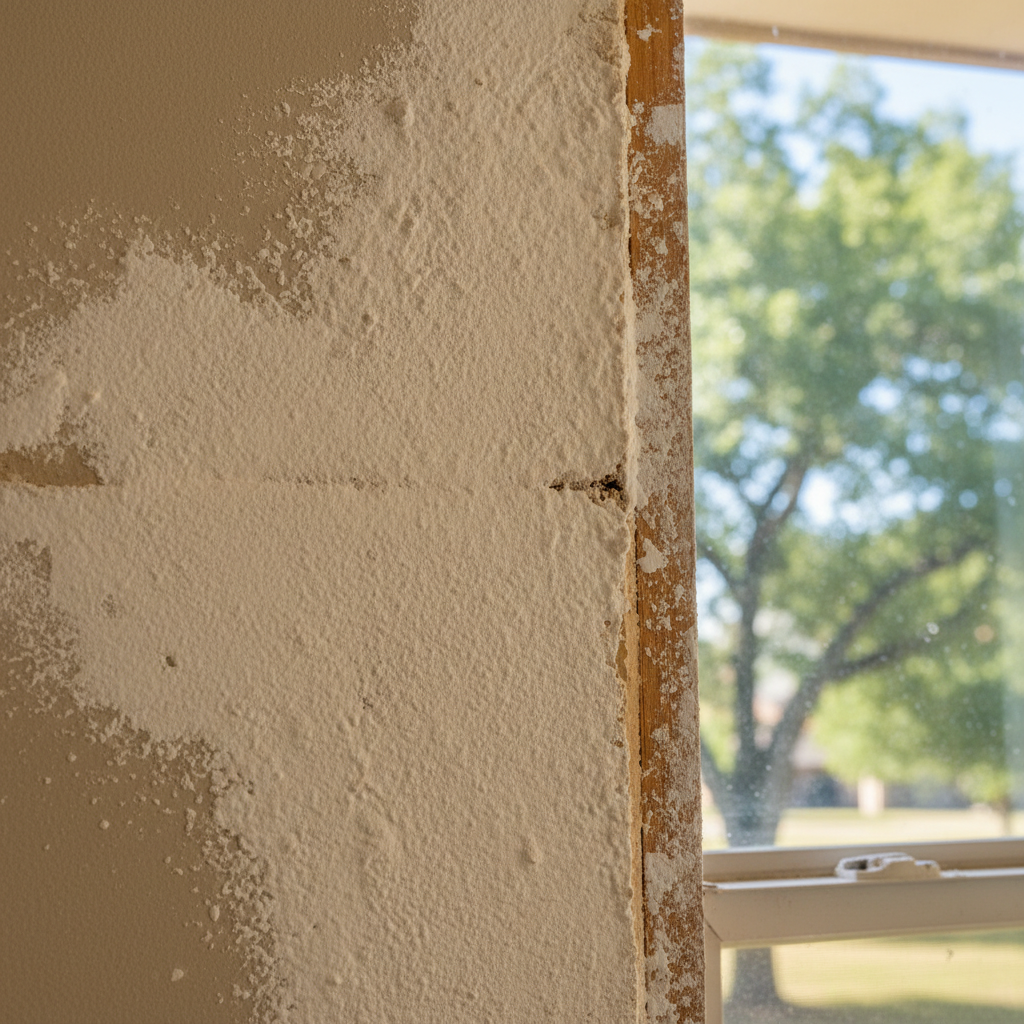 Completed water damage-related mold removal work at a residential property in Southlake, TX