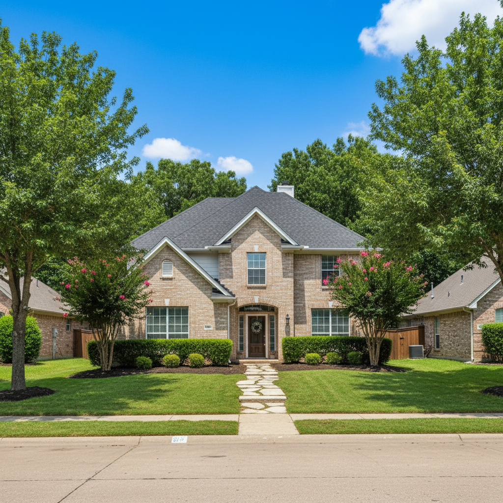 Completed burst pipe repair and cleanup work at a residential property in Tioga, TX