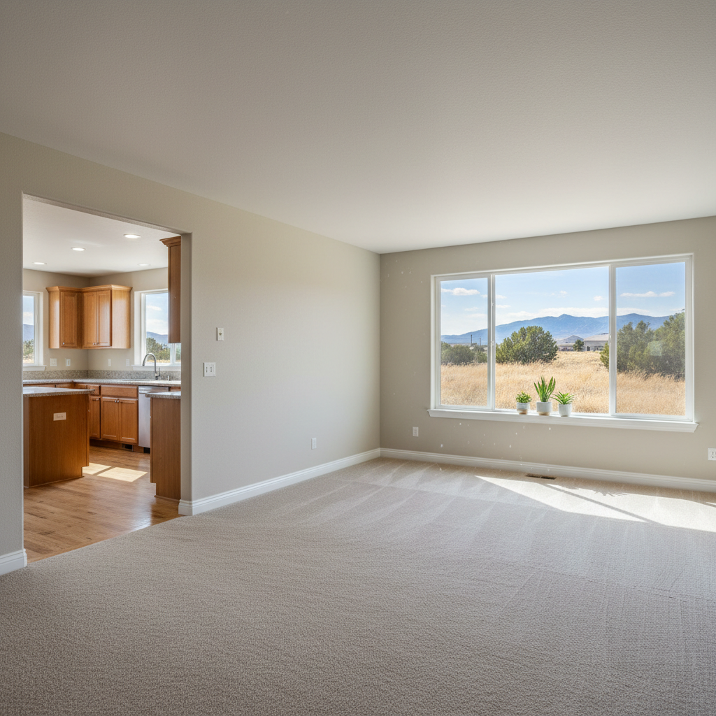 Completed water damage remediation work at a residential property in Santaquin, UT