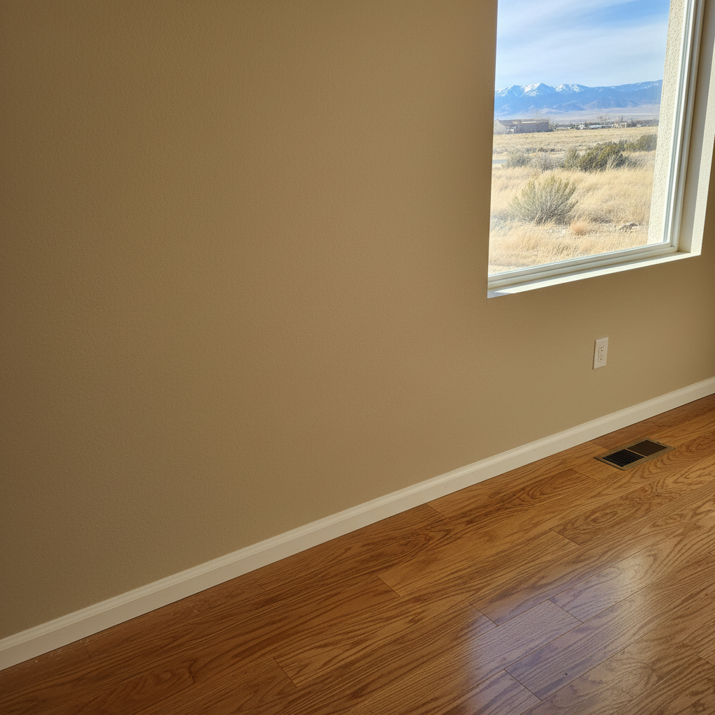 Completed water damage restoration work at a residential property in Vineyard, UT