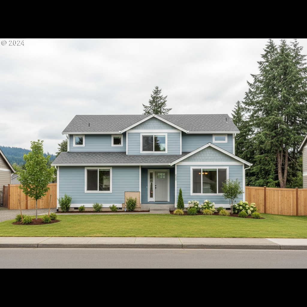 Completed flood damage restoration work at a residential property in Auburn, WA