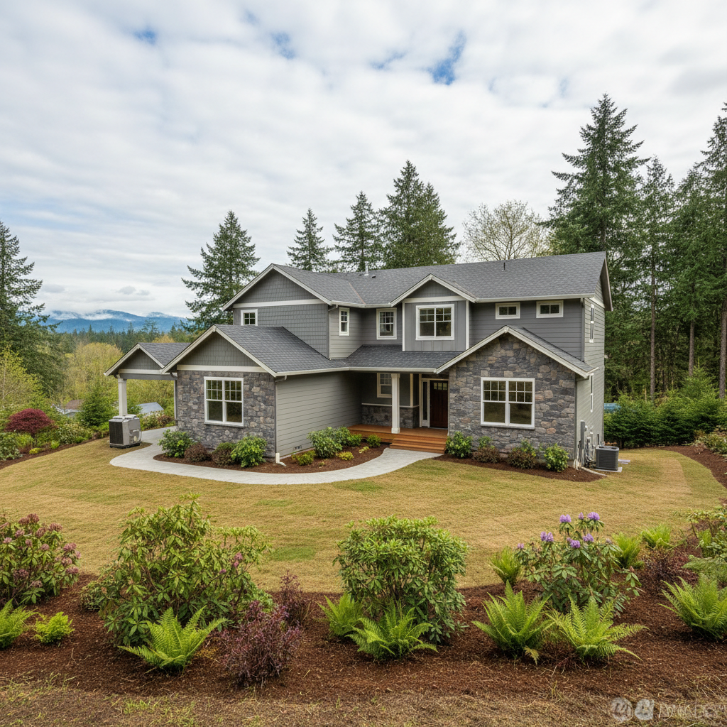 Completed flood cleanup work at a residential property in Duvall, WA