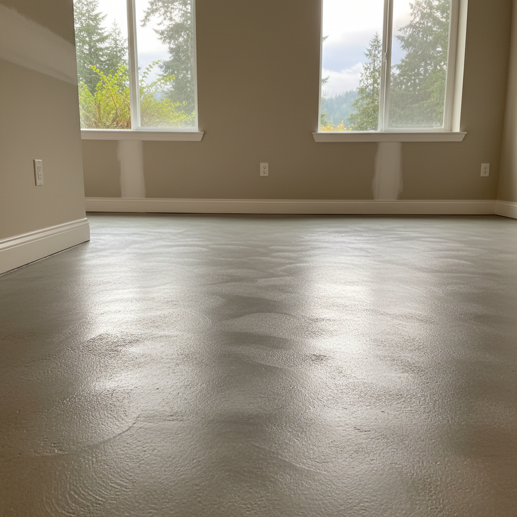 Completed basement water removal work at a residential property in Edmonds, WA