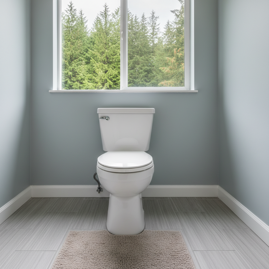 Completed toilet overflow cleanup work at a residential property in Federal Way, WA