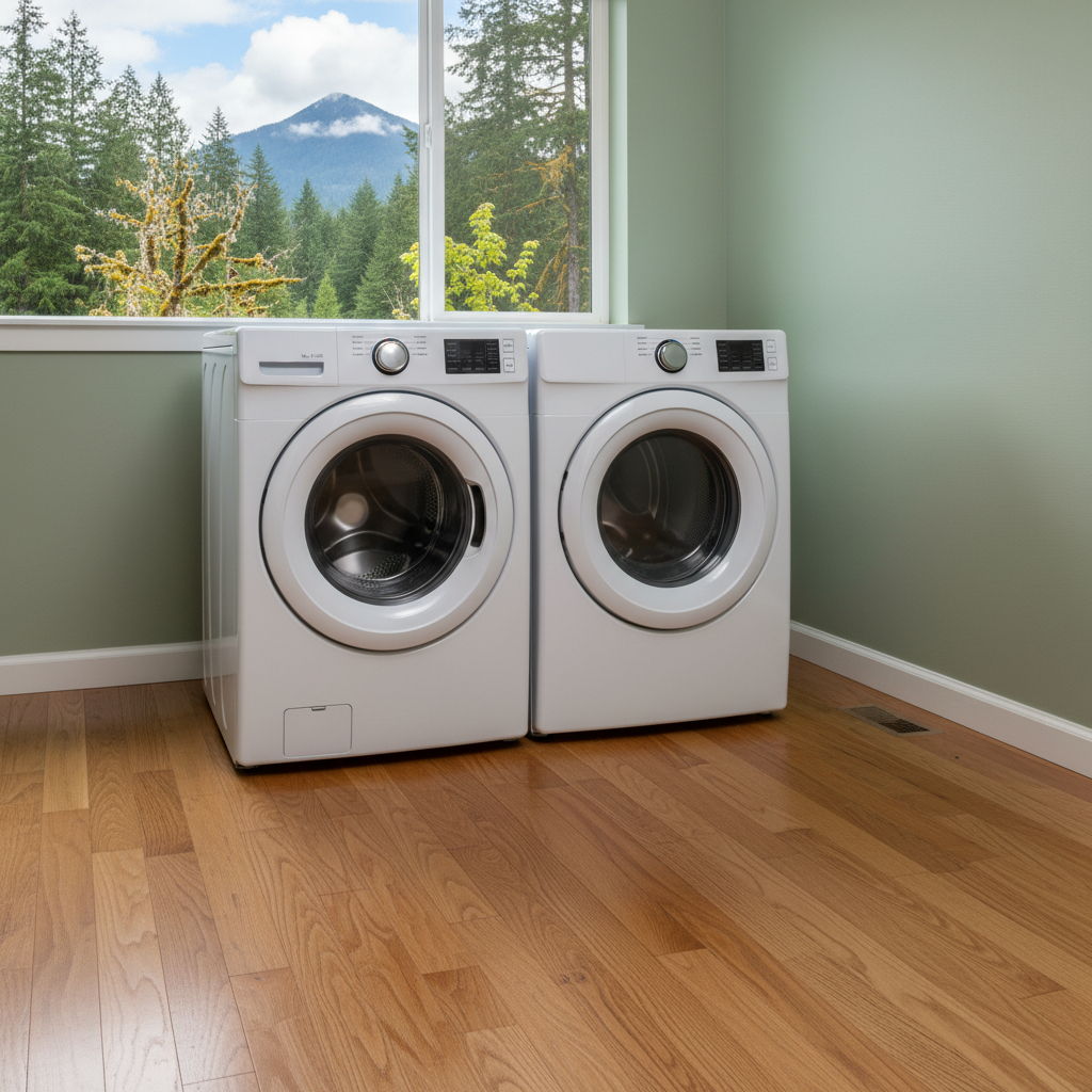 Completed appliance leak cleanup work at a residential property in Gold Bar, WA