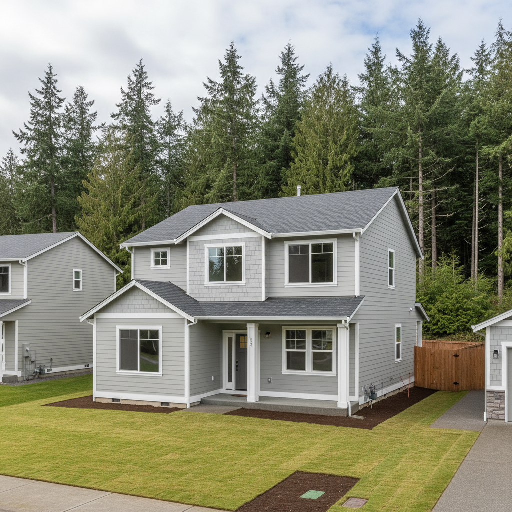 Completed water extraction services work at a residential property in Kent, WA