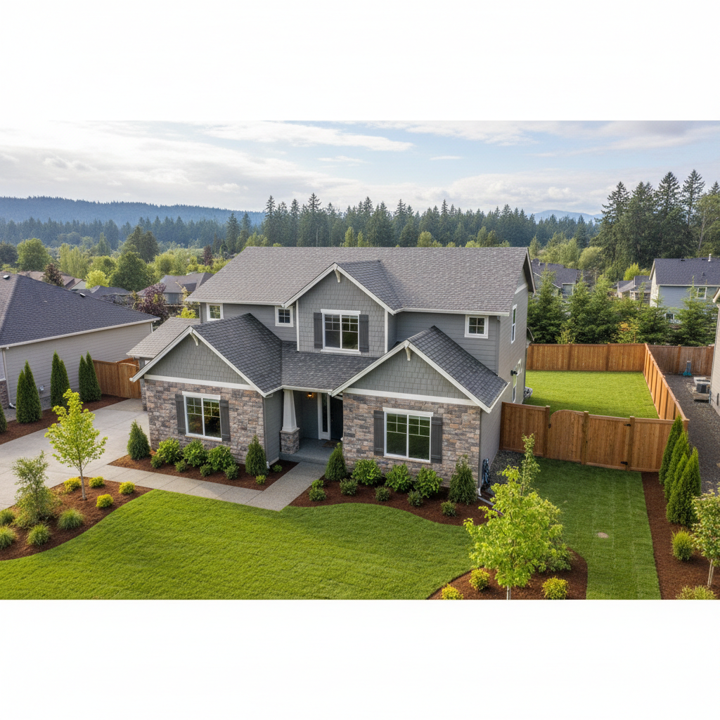 Completed storm damage restoration work at a residential property in Kirkland, WA