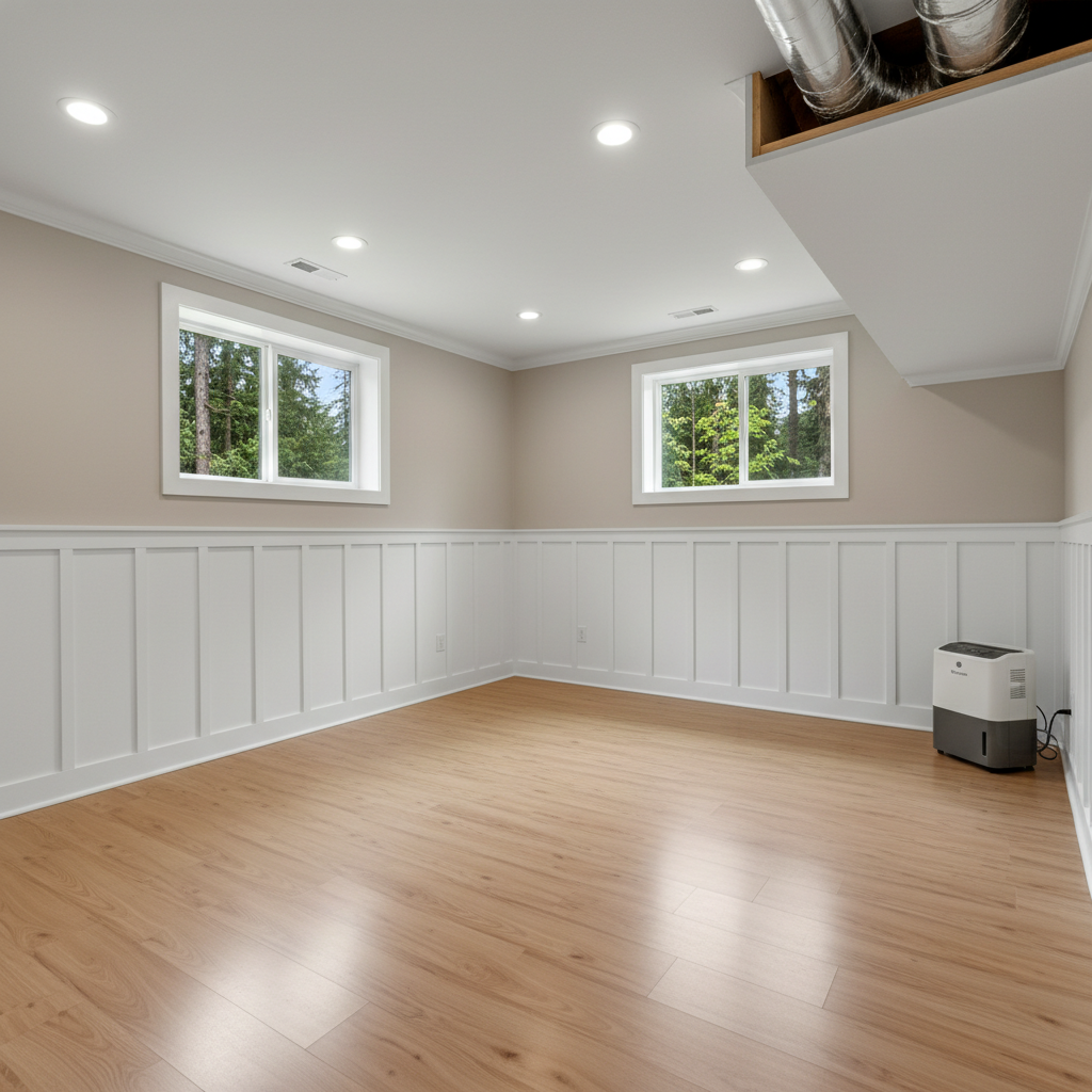 Completed mold remediation work at a residential property in Mountlake Terrace, WA