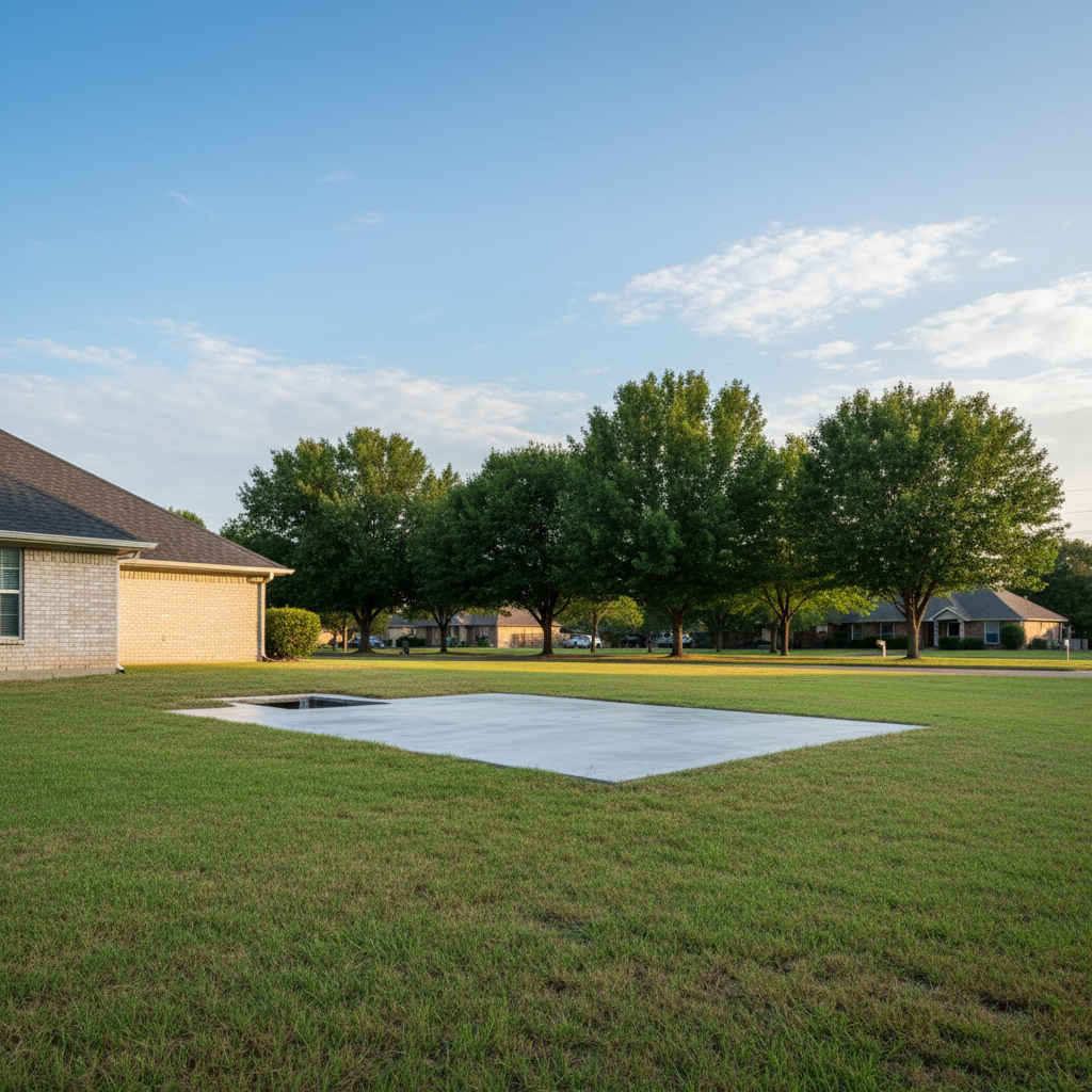 Completed structural drying work at a residential property in Farmersville, TX