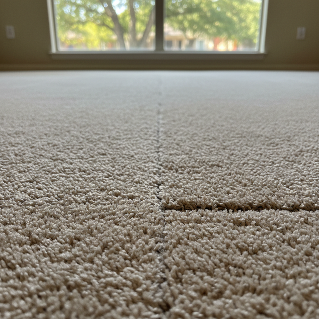 Completed carpet water damage restoration work at a residential property in Jbsa Randolph, TX