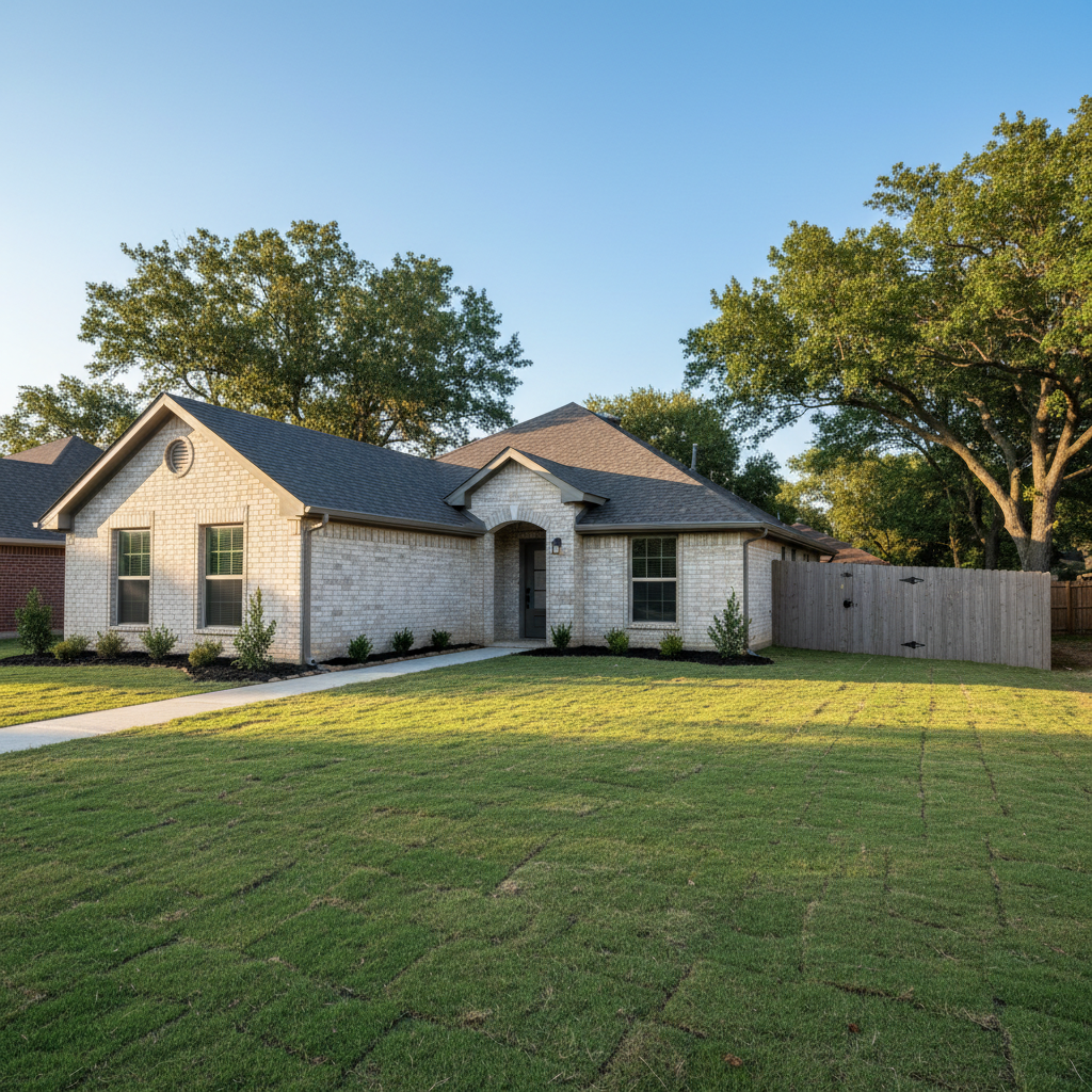 Completed commercial water damage restoration work at a residential property in Lancaster, TX