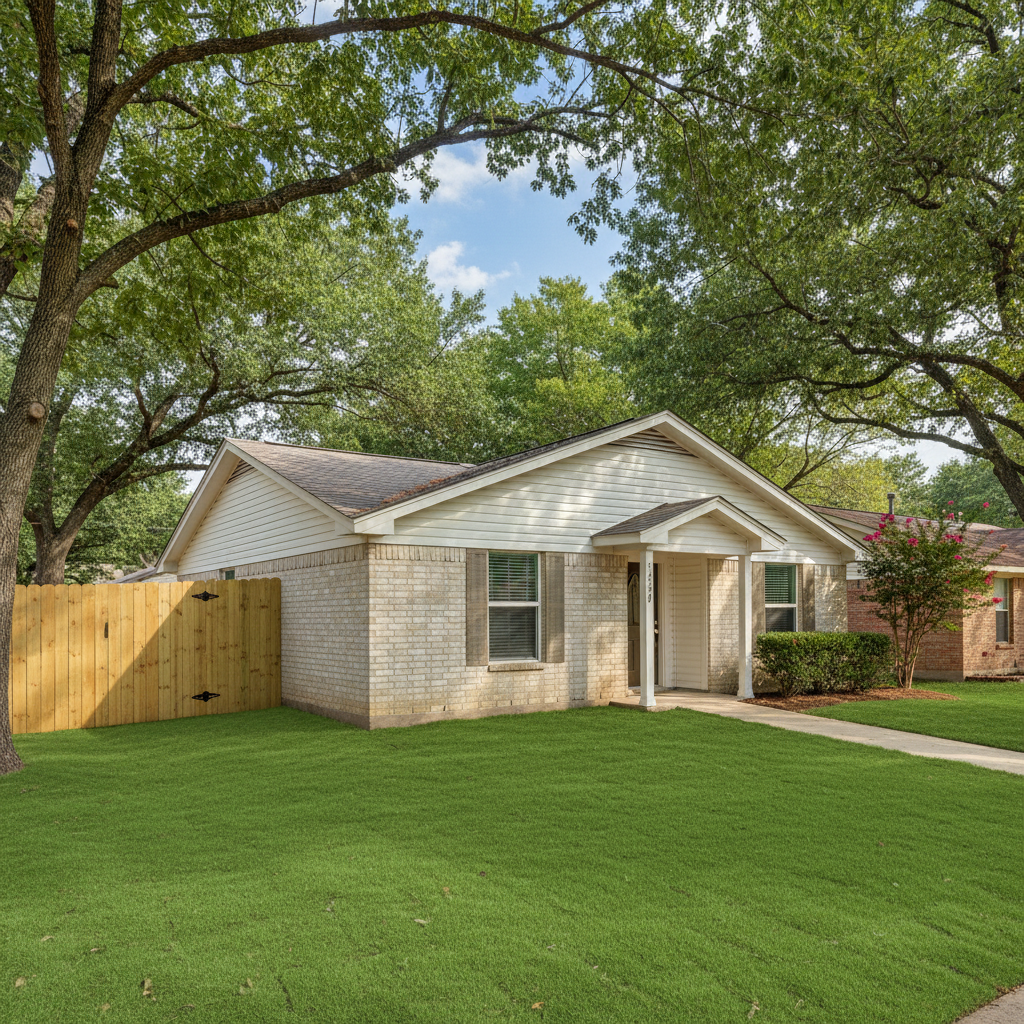 Completed flood restoration work at a residential property in Melissa, TX