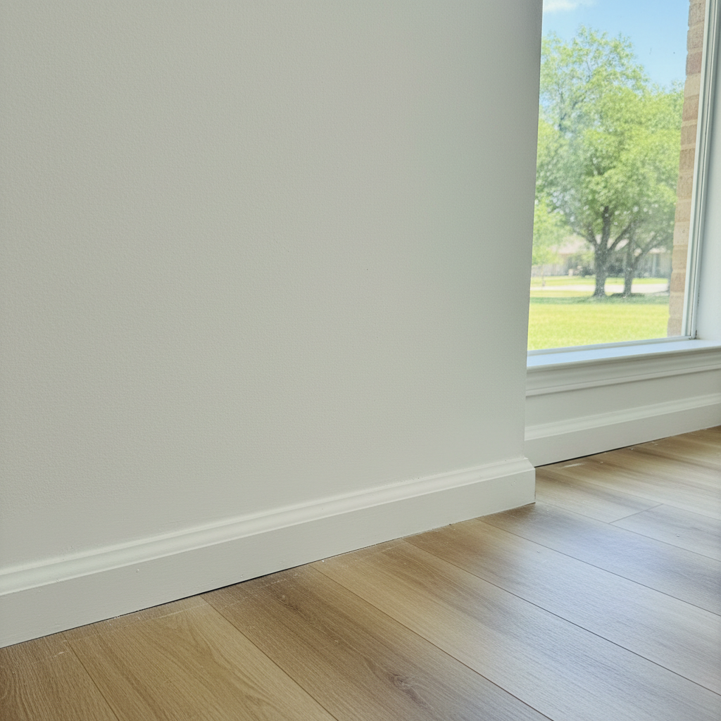 Completed mold remediation work at a residential property in Plano, TX