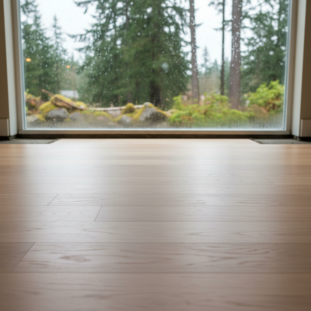 Completed water extraction services work at a residential property in Stanwood, WA