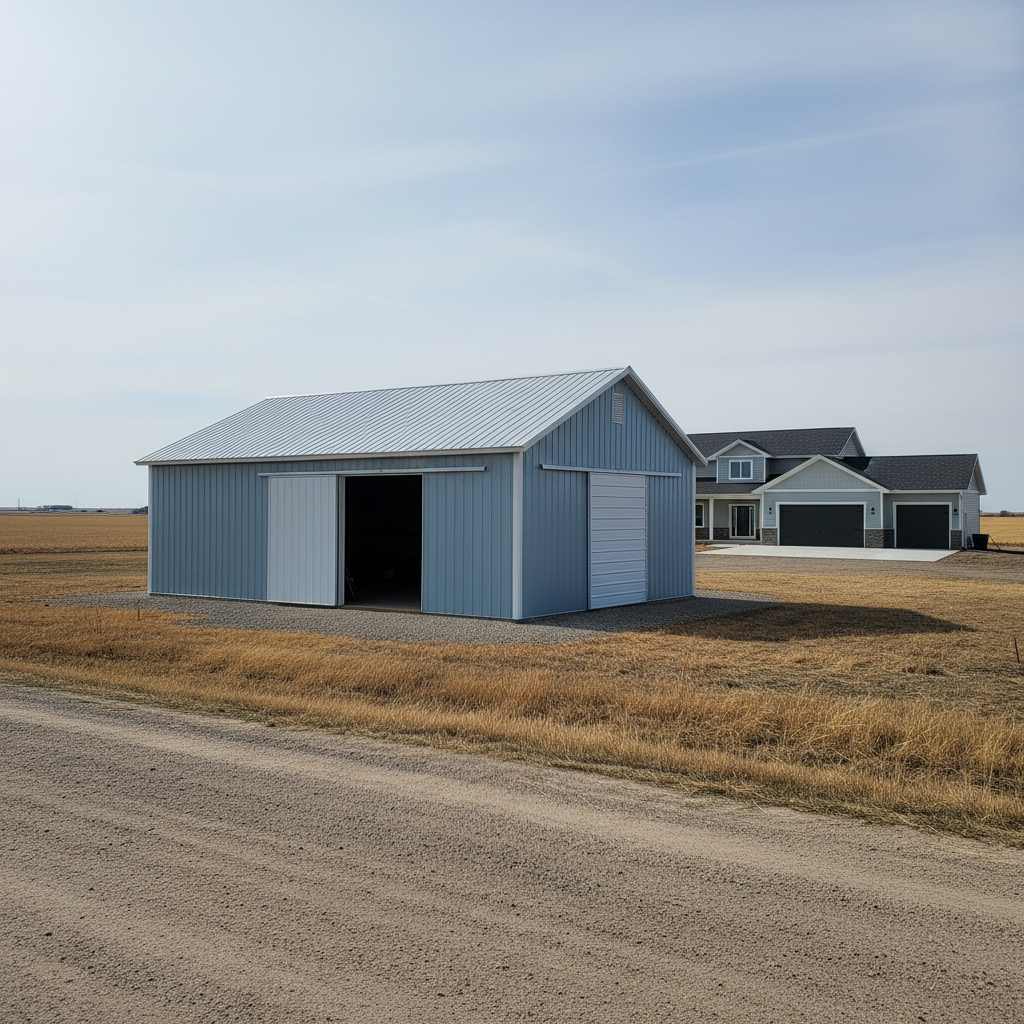 Metal Post Frame Construction in Spearfish