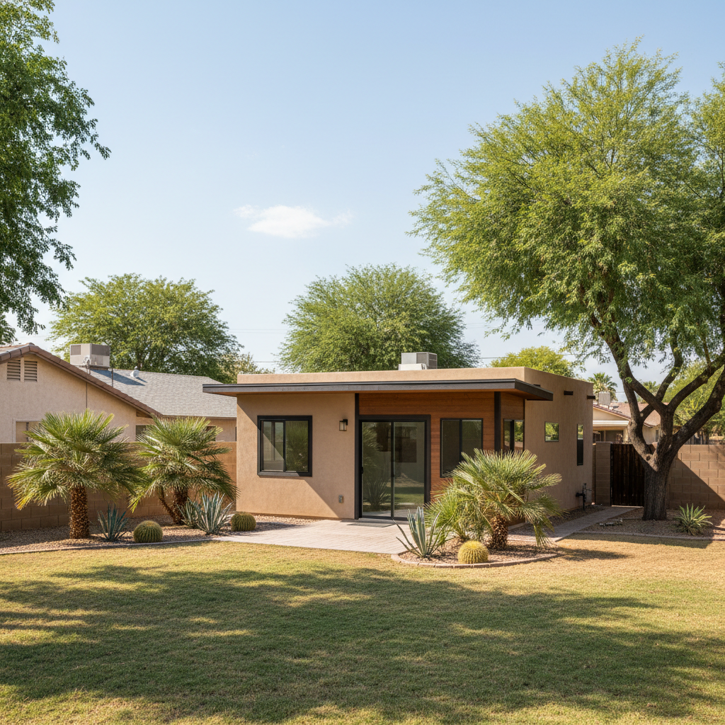 Completed adu construction management work at a residential property in Phoenix, AZ