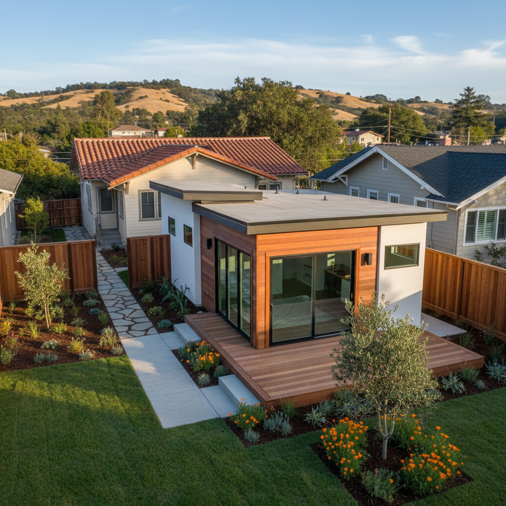 Completed adu design work at a residential property in Oakland, CA